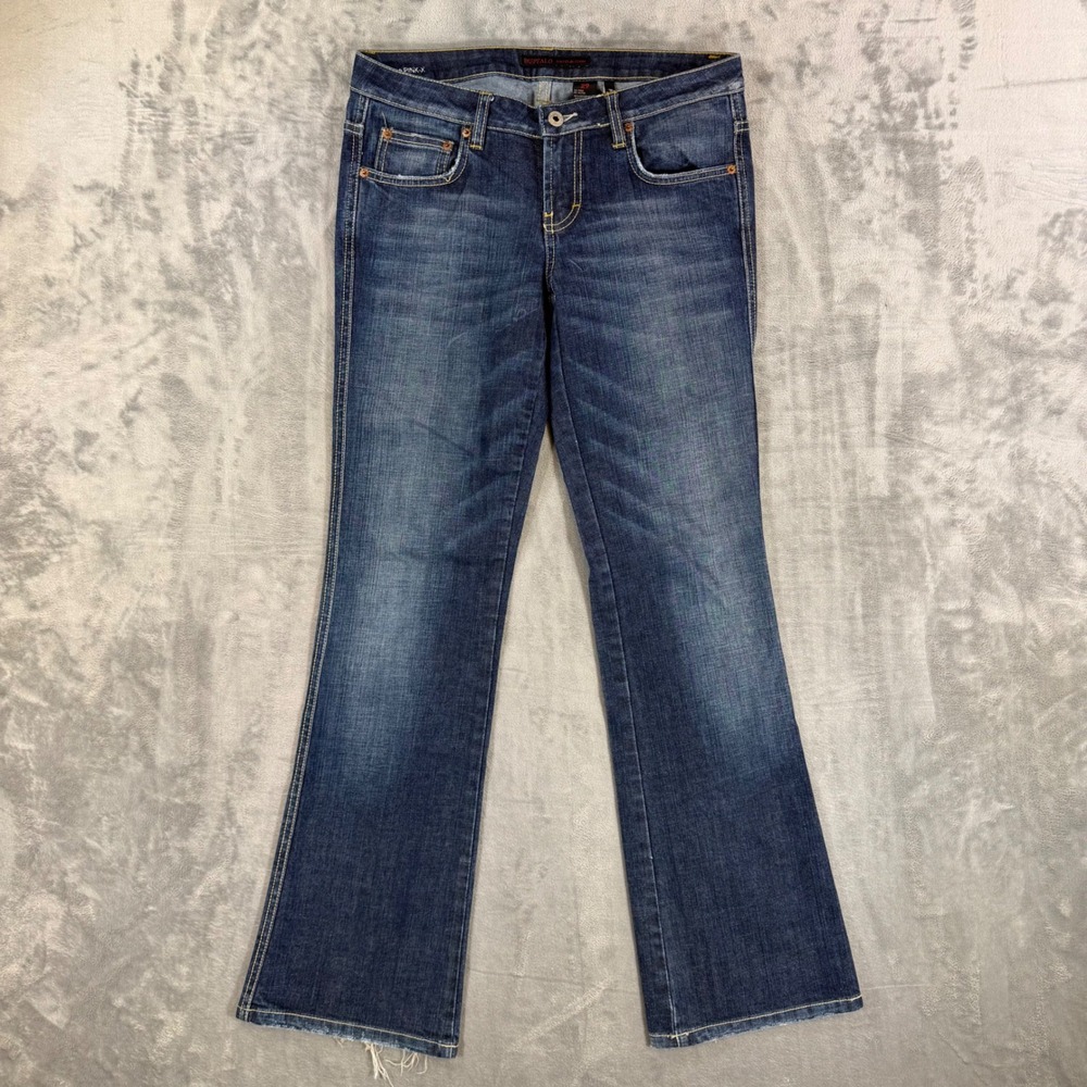 Vintage Buffalo David Bitton Pink-X Bootcut Jeans Women's Size 29 Dark Blue